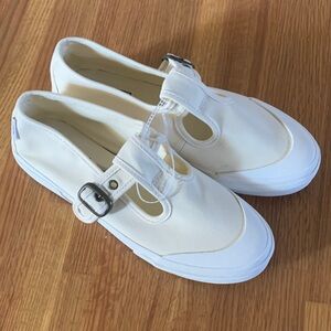 Vans White Women's Sneakers with Buckle